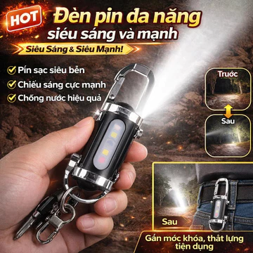 Đèn Pin Móc Khóa / Đèn Pin Chống Rơi Vỡ Ngoài Trời / Đèn Pin Độ Sáng Cao /đèn Pin Khẩn Cấp/chống Rơi đèn Pin