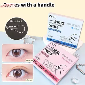 HFSHY 128 Cái / hộp Đôi Mắt Stiers Có Tay Cầm Tự Nhiên Vô Hình Và Định Hình Lâu Dài Mắt Lớn Làm Đẹp Băng Nâng Dải Mắt VN