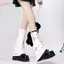 HFSHY Chân Nhẫn Dây Xích Suspender Garters Thắt Lưng Cho Nữ, Style Punk Goth, Làm Từ Da PU Co Giãn