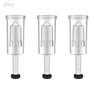Jfory Bộ 3 Airlock để lên men chắc chắn để làm bia rượu vang với Grommets để pha Kimchi Bảo quản bia lên men