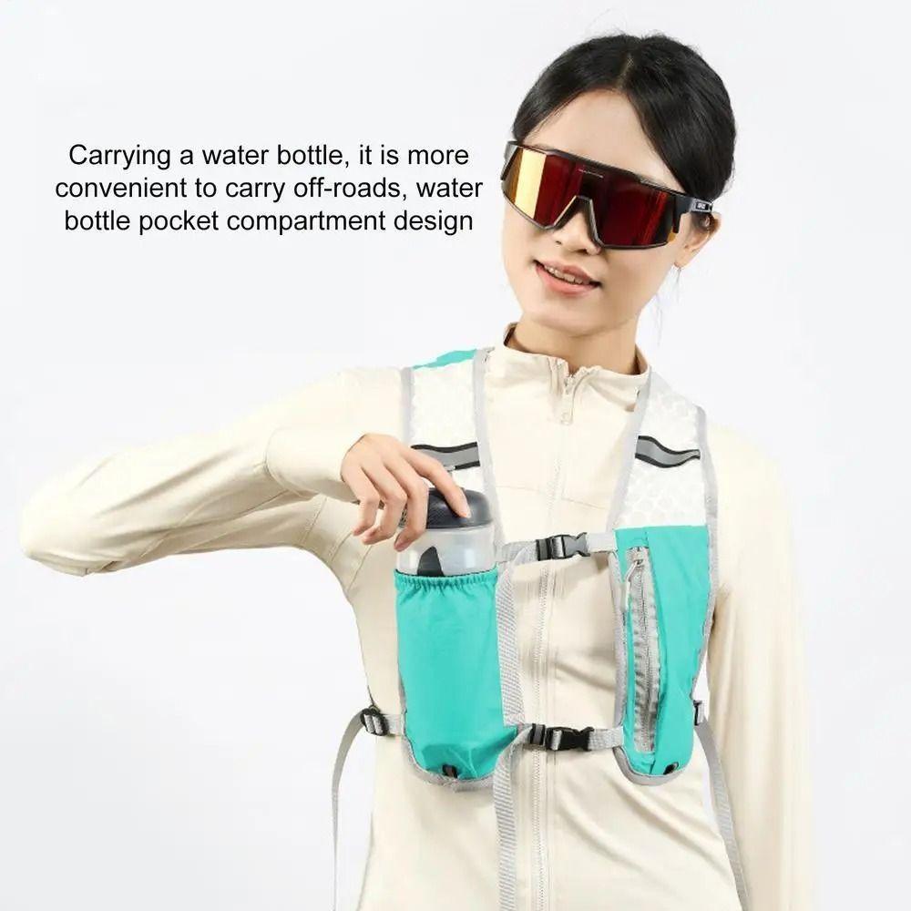 Áo Vest Chạy Bộ & Xe Đạp SAVORBOX - Nylon Chống Thấm Nước, Phản Quang, Có Hộc Bình Nước và Giá Đỡ Điện Thoại