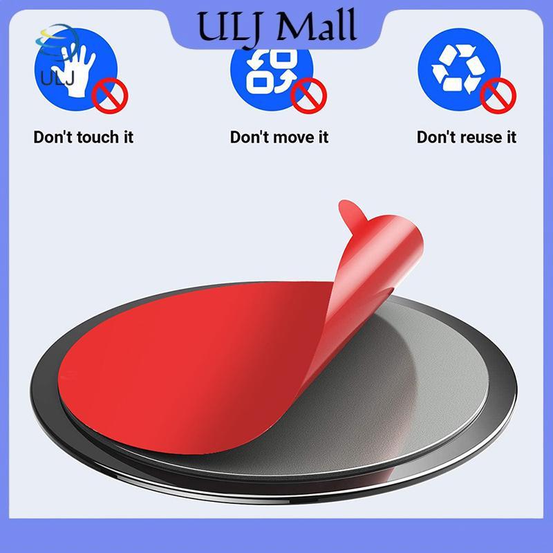 ULJ 80mm Car Dash Bảng điều khiển Dính Stiy cho cốc hút Giá đỡ điện thoại di động Gắn GPS Braets Tấm lót đĩa Thảm chống trượt.