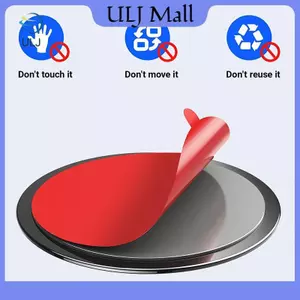 ULJ 80mm Car Dash Bảng điều khiển Dính Stiy cho cốc hút Giá đỡ điện thoại di động Gắn GPS Braets Tấm lót đĩa Thảm chống trượt.