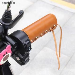 [sportoutdoor] Tay cầm xe đạp bằng da cổ điển Tay cầm xe máy có thể điều chỉnh Vỏ bọc phụ kiện xe đạp leo núi [ra ngoài]