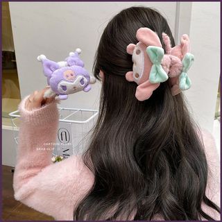 Kẹp tóc và Mũ Đội Đầu lớn hình Kuromi, Melody, Cinnamoroll - Hij7