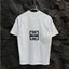 Áo Thun GWC Thêu Ngực Lưng Logo Vuông KCloset Áo Phông Cotton Dày Dặn Unisex NA106