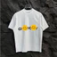 Áo Thun GWC Thêu Ngực Lưng Logo Vuông KCloset Áo Phông Cotton Dày Dặn Unisex NA106