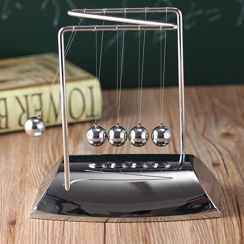 GOAY Z Newton Cradle Con lắc Bóng Vật lý Khoa học Con lắc Cân bằng thép Trang trí bàn VN
