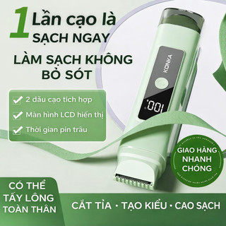 MÁY CẠO LÔNG TOÀN THÂN – CHỐNG NƯỚC, ĐÈN LED, AN TOÀN