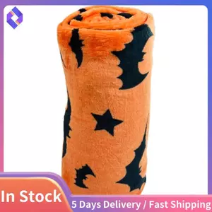 1PC Lễ Hội Halloween Flannel Chăn Cho Sofa Văn Phòng Giường Máy Bay Du Lịch Ngủ Đọc Thư Giãn