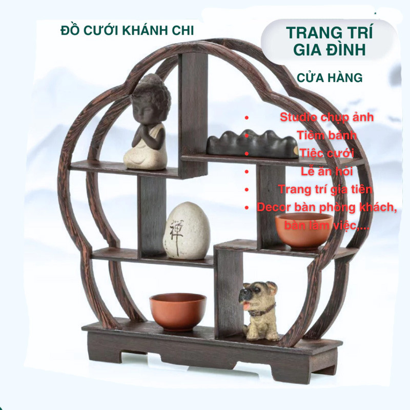 Khay Đựng Hoa Quả Hình Hoa Mai – Bày Mâm Ngũ Quả, Trang Trí Nhà Hàng, Bàn Gia Tiên Sang Trọng