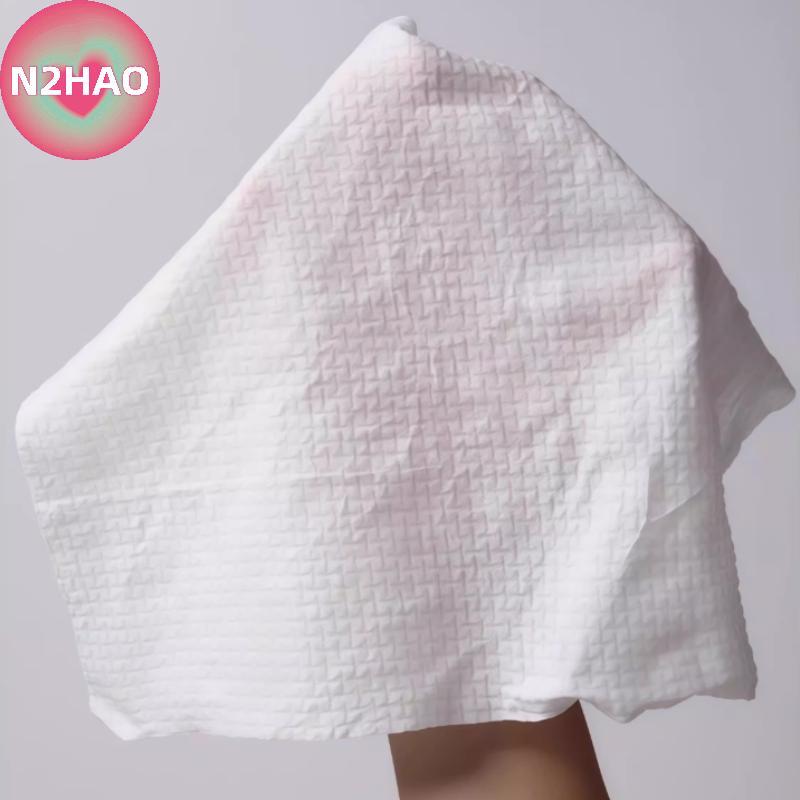 N2HAO 14 Chiếc Khăn Du Lịch Di Động Dùng Một Lần Thiên Tính Nén Mặt Làm Sạch Làm Đẹp Khăn Lau Vuông Cho Vệ Sinh Đang Di Chuyển n