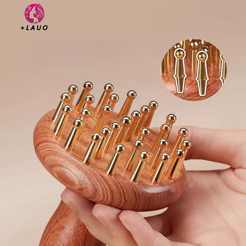 Springevenstar Đồng Thau Di Động Bằng Gỗ Gua Sha Dụng Cụ Massage Đầu Ne Chân Cơ Thể Kinh Tuyến Mát Xa Lympho Giảm Đau Mô Sâu Massage Springevenstar