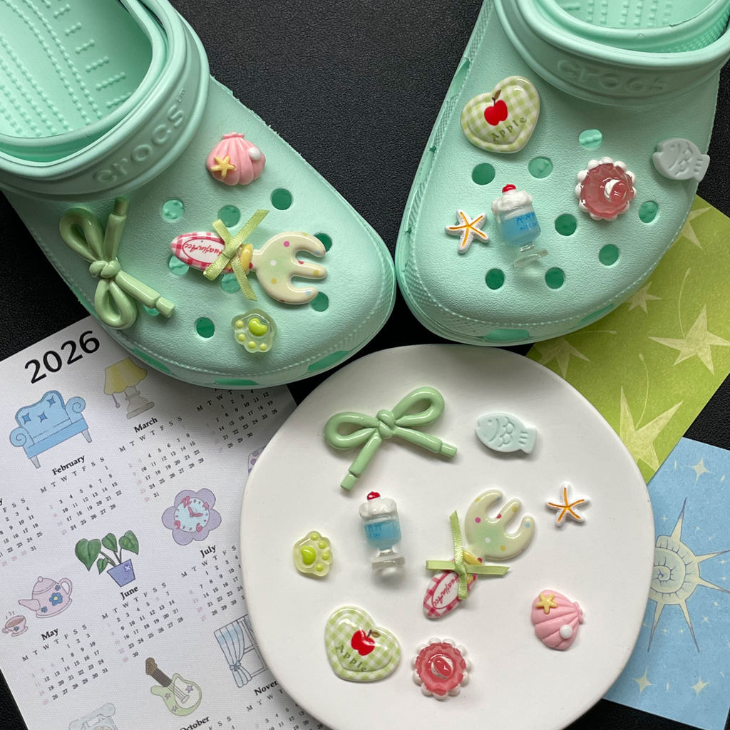 Phụ Kiện Trang Trí Crocs Hoa Sáng Tạo Có Thể Tháo Rời, Phù Hợp Mùa Xuân Hè
