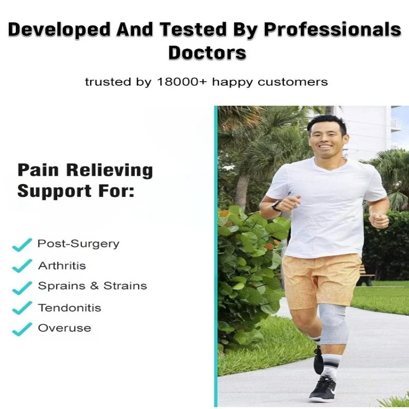 Miếng đệm đầu gối ấm than tre thoáng khí giúp giảm đau khớp và tập thể dục hiệu quả