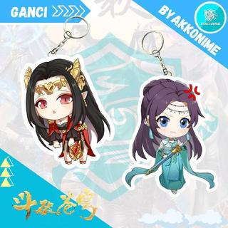 Keychain Acrylic Anime Donghua Battle Through The Heavens - Cai Lin, Yun Zhi Ganci Anime Akrilik - Cai Lin