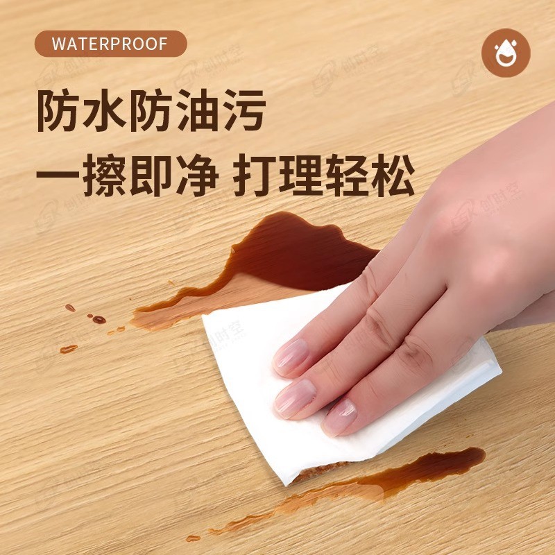 Miếng Dán Giả Gỗ Cao Cấp (Có Sẵn Keo) - Decal Dán Tủ Gỗ Đồ Nội Thất Chống Thấm Nước & Dầu Mỡ - Phim Trang Trí Bàn Ghế Tủ Quần Áo Dày Dặn