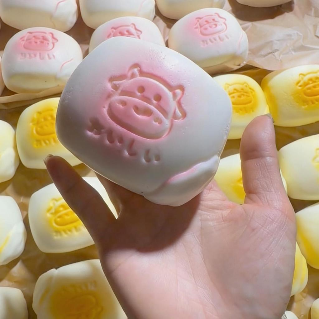Pinch Bóp Squishy Bánh mì sữa mô phỏng ​​Đồ chơi tăng chậm không độc hại Giảm căng thẳng Đồ chơi Fidget giác quan mềm mại