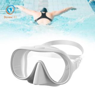 Mặt nạ lặn Dovewill chống rò rỉ, trải nghiệm trong suốt dưới nước, kèm nắp mũi và thiết kế ống kính đơn