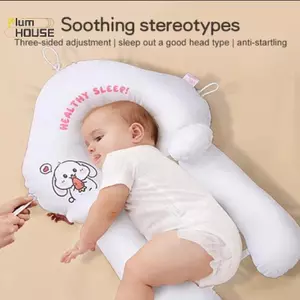 PlumHOUSE Gối Cho Bé Trẻ Sơ Sinh Gối Định Hình Đầu Gối Cho Bé Ngăn Ngừa Đầu Phẳng Gối Tiện Dụng VN