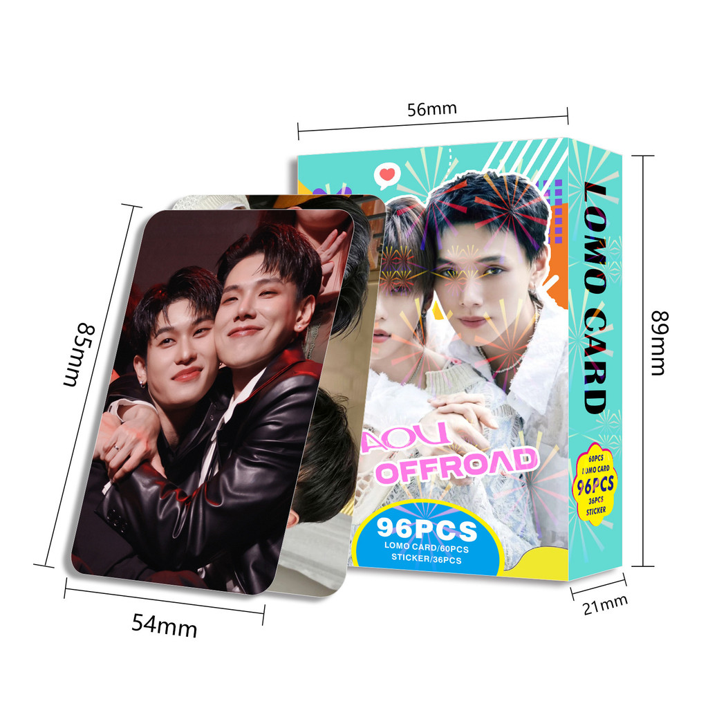 92-96 chiếc Thái Star DAOUOFFROAD GMMTV KengNamping Khemjira Dòng Lomo Cards BrightWin TAYNEW JASP.ER TleFirstone Dán JimmySea Photocards LYKN Bưu thiếp YM