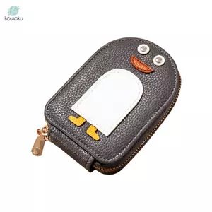 Thẻ Tín Dụng Ví Da PU Ví Đựng Tiền Xu Ví Đựng Thẻ Dây Kéo Đóng Cửa Di Động Hoa Văn Thay Đổi Túi Thích Hợp Cho Nữ Mua Sắm Du Lịch Da
