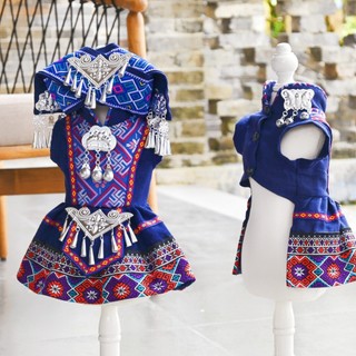 [Hàng mới về] Trang phục thú cưng dân tộc mới dễ thương – Trang phục bộ lạc Yao & Miao dành cho chó mèo