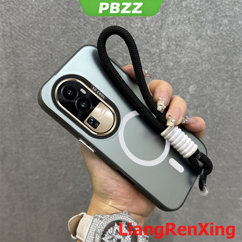 Ốp Lưng Cho OPPO RENO 10 pro 5G Reno10 5G Vỏ Điện Thoại Vỏ Cứng TPU Bảo Vệ Chống Sốc Thiết Kế Mới Thẩm Mỹ Từ Có Dây Buộc CYDTGSBS01
