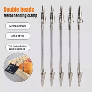 Kẹp chống muỗi hai đầu kẹp cá sấu thép không gỉ đa chức năng