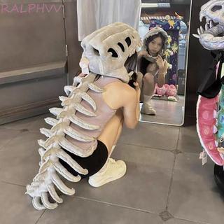 PENTAXZR Mũ Cosplay ngộ nghĩnh, Mặt nạ xương khủng long thiết kế Exosketeleton ngộ nghĩnh, thoáng khí mềm mại cho trẻ em / Dễ dàng đeo bộ xương khủng long Cos Đạo cụ chụp ảnh Đạo cụ