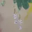 Mặt dây chuyền hình giọt hoa Zircon trắng thanh lịch Bông tai màu vàng dành cho nữ Tinh tế Tính khí ngọt ngào Trang sức bé gái