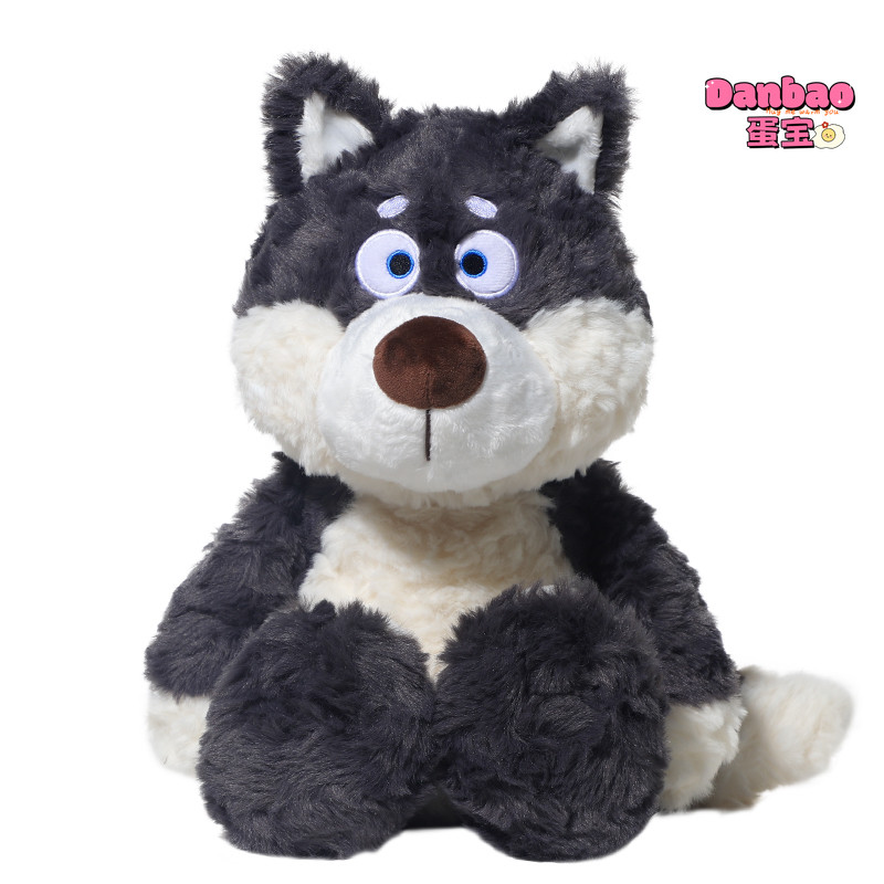 [JOOKI] Curious Mr. Sói Xám Sang Trọng Đồ Chơi Dễ Thương Sói Xám Búp Bê Ngộ nghĩnh Búp Bê Chất Liệu Mềm Quà Tặng Cho Trẻ Em Quà Tặng Sinh Nhật DANBAO Đồ Chơi