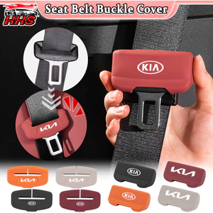 KIA Dây An Toàn Ô Tô Khóa Bao Đa Năng Silicon Mềm An Toàn Chống Trầy Xước Đai Bảo Vệ Phụ Kiện Xe Hơi Cho Xe KIA Sportage Carnival Seltos EV6 Morning K3 K5 Picanto Rio Stonic Soluto Forte Sorento Stinger Cadenza Rondo