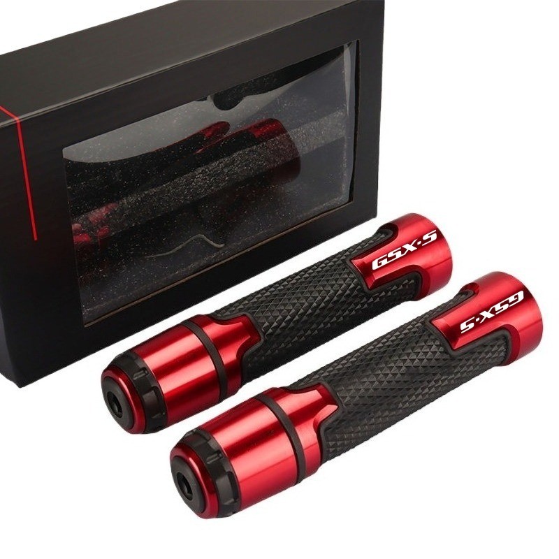 Thích hợp cho SUZUKI GSX-S125 / GSX-S150 / GSX-S750 / GSX-S1000 Vỏ tay cầm xe máy Chống trượt Grip Cao su Sửa đổi Tay cầm
