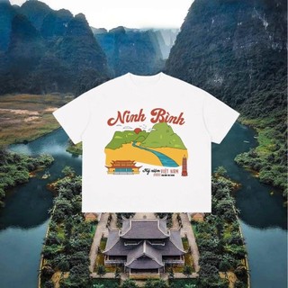 Áo Thun Du Lịch NINH BÌNH - Áo Oversize boxy - BabyTee Cotton Tay Lỡ Unisex Nam Nữ