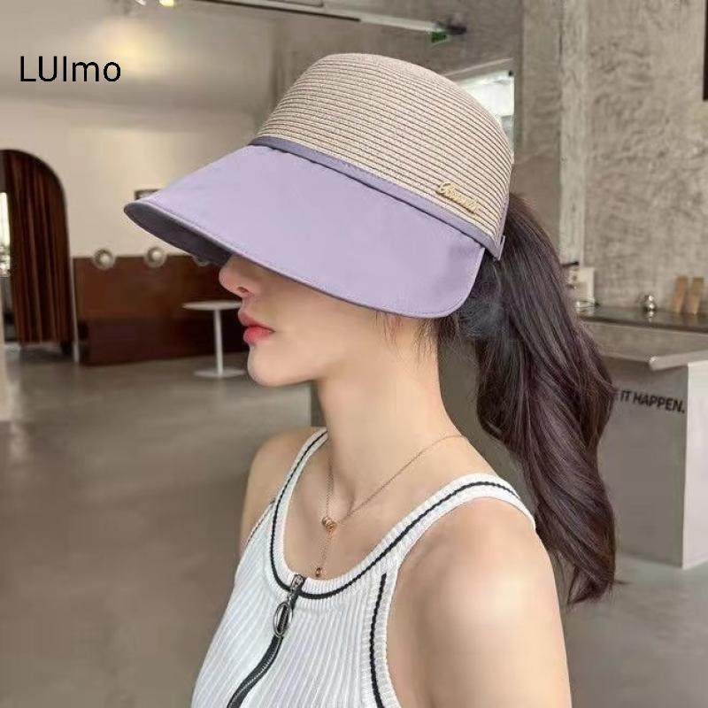 LUImo - Mũ Bèo Bâu Nữ Chống Tia UV, Có Thể Gập Lại, Phù Hợp Cho Mùa Hè Và Hoạt Động Ngoài Trời