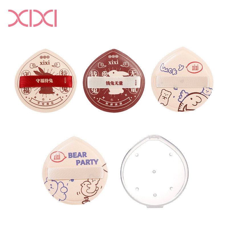 XIXI Bông Phấn Trang Điểm Hình Thỏ, Mềm Mịn, Dùng Khô & Ướt, Không Hút Phấn, Tán Nền Đều。GJ61