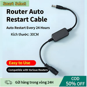 【COD】Dây cáp khởi động lại router theo lịch trình, dễ dàng lắp đặt, giúp duy trì kết nối WiFi ổn định suốt ngày.