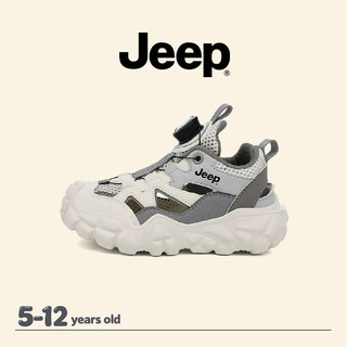 Giày Sandal Chạy Bộ Bé Trai Mùa Hè JEEP Rỗng Thoáng Khí Đế Nhẹ Thể Thao Trẻ Em Giày Thường Ngày