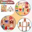 Gamchiano 28 Chiếc Đồ Chơi Xếp Hình Bằng Gỗ Dominoes Động Vật, Trò Chơi Phù Hợp Phát Triển Kỹ Năng Hoạt Hình Tưởng Tượng Cho Khách Sạn, Bé Gái Du Lịch Trẻ Em