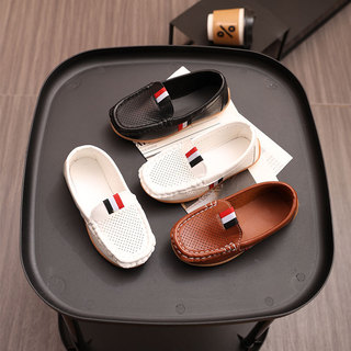 Bé Trai Loafers Trẻ Em Giày Thường Ngày Cho Trẻ Tập Đi Vừa Lớn Trẻ Em Phong Cách Anh Thời Trang Mềm Mại Slip-on Cổ Điển Loafers Mùa Xuân Mới Moccasins