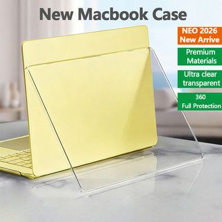 Ốp Lưng Pha Lê Mờ Cho Macbook NEO Air Pro M5 M4 M3 M2 M1 13 14 15 16 inch Ốp Lưng Cứng