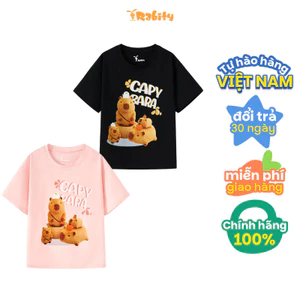 Áo thun tay ngắn Capybara bé trai, bé gái Rabity 900.070