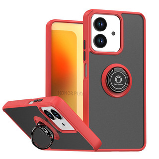 Vỏ chống sốc cho Honor X5c / X5c Plus Vỏ mờ mờ mờ có giá đỡ vòng xoay TPU ốp lưng