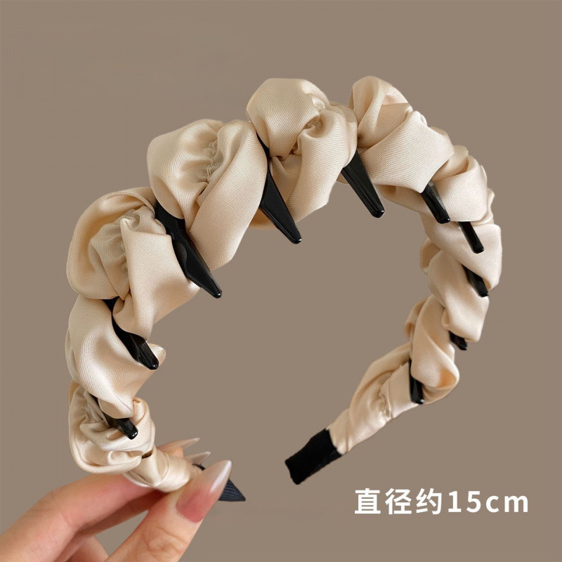 Dây vương miện tóc cao chống trơn trượt, phụ kiện thời trang cho nữ