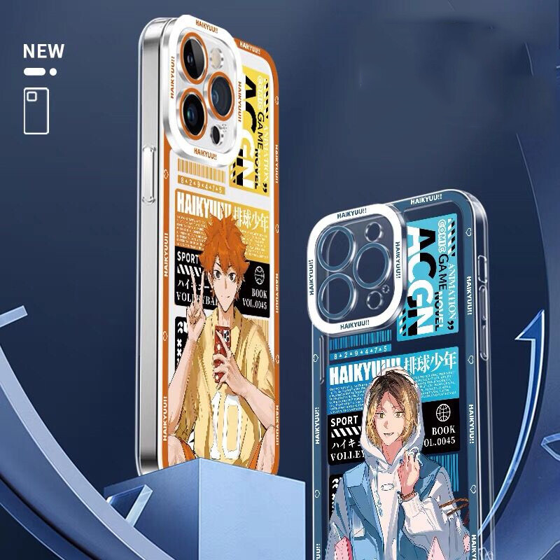 HOT Anime Haikyuu Vỏ Điện Thoại Cho Infinix Tecno Spark GO 2022 2024 2025 SMART 10 6 Plus 9 7 8 CAMON 40 30 20 Pro Mềm Rõ Ràng Xu Hướng Thương Hiệu Trong Suốt Hoạt Hình Thời Trang Vỏ Silicon