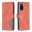 Ốp Lưng Cho Redmi A7 Pro Nút Từ Tính Khe Cắm Thẻ Da Hình Thoi Chống Rơi Vỏ Điện Thoại