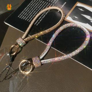 Bộ 3 Dây Đeo Điện Thoại Kim Cương Giả - Dây Buộc Kim Cương Bling Charm Cho Điện Thoại Di Động