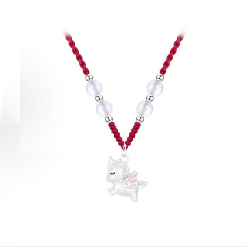 Vòng cổ kỳ lân trong mơ bằng bạc Sterling mới