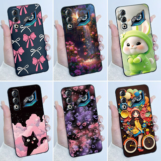 Dành Cho ZTE Nubia Neo 3 GT 5G Z2465N Ốp điện thoại Thỏ Dễ Thương Màu Đen Mềm TPU Silicon Chống Sốc Ốp điện thoại Cho ZTE Nubia NEO3 GT 5G Vỏ